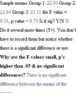 Lab 10 One-way ANOVA worksheet